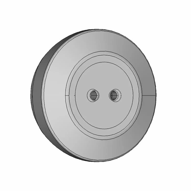 Clothes Button | High-Quality CAD Model