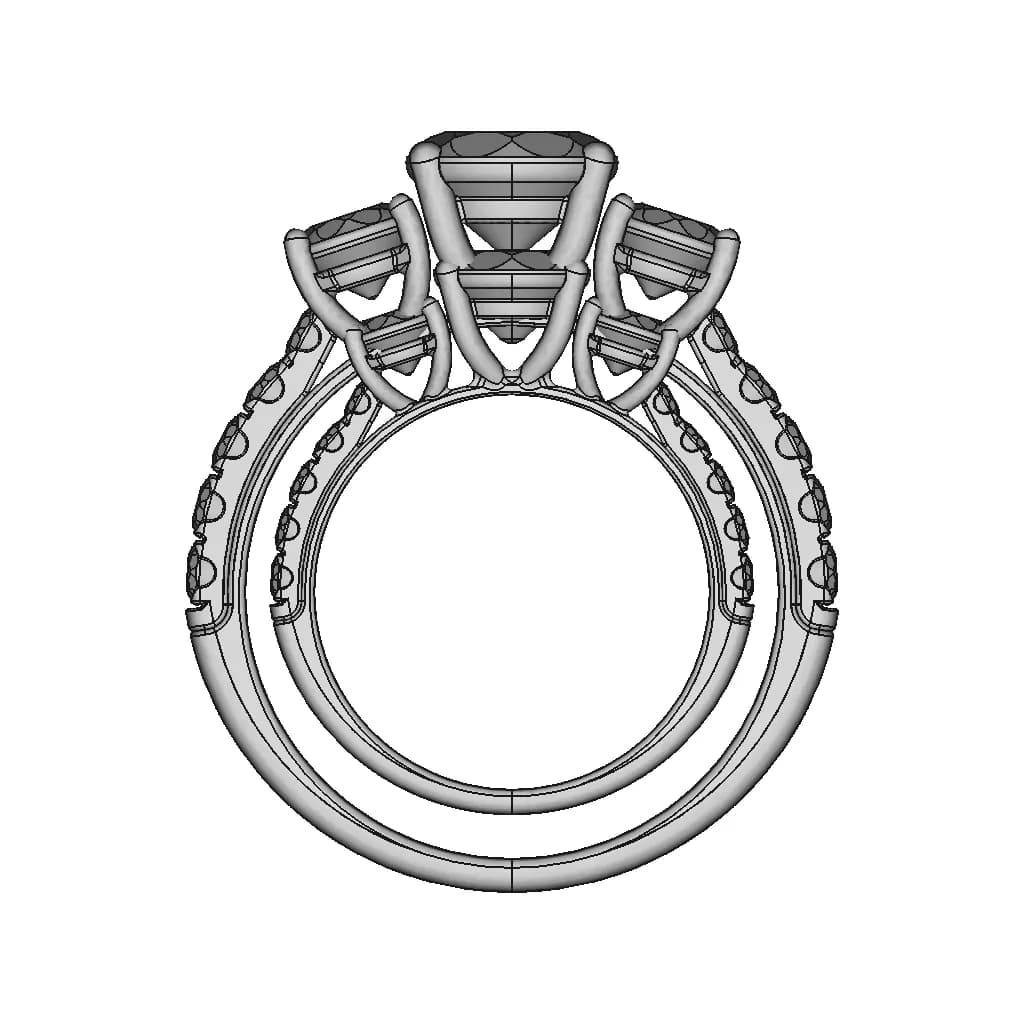 Ring (Scan Data + Cad) Reverse Engineering - Downloadable CAD Representation_0_0_degree_snapshot