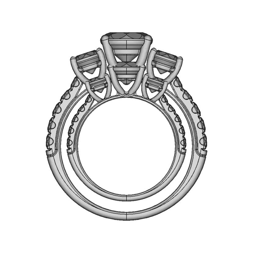 Ring (Scan Data + Cad) Reverse Engineering - Downloadable CAD Representation