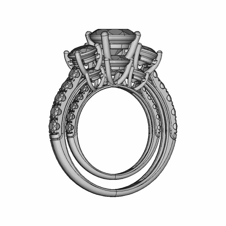 Ring (Scan Data + Cad) Reverse Engineering - Downloadable CAD Representation