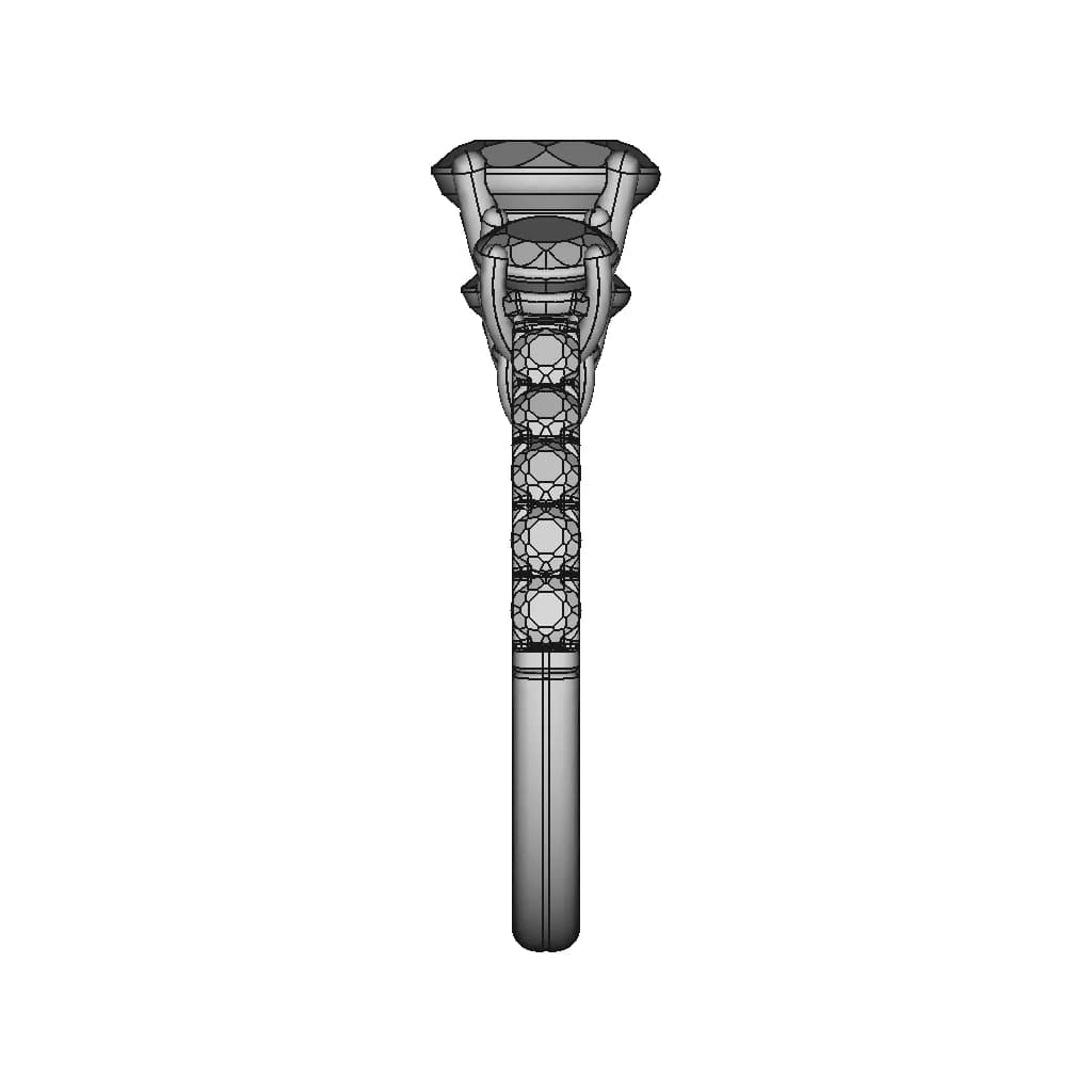 Ring (Scan Data + Cad) Reverse Engineering - Downloadable CAD Representation_0_270_degree_snapshot