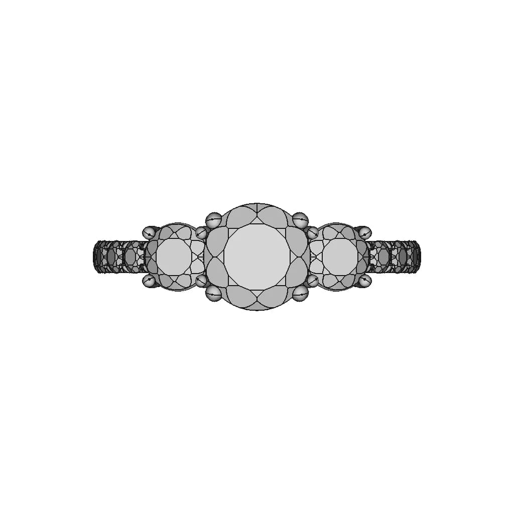 Ring (Scan Data + Cad) Reverse Engineering - Downloadable CAD Representation_270_0_degree_snapshot