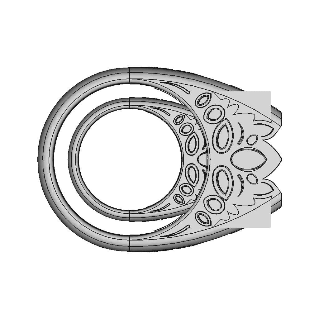 Diamond Ring | High-Quality CAD Model_0_270_degree_snapshot