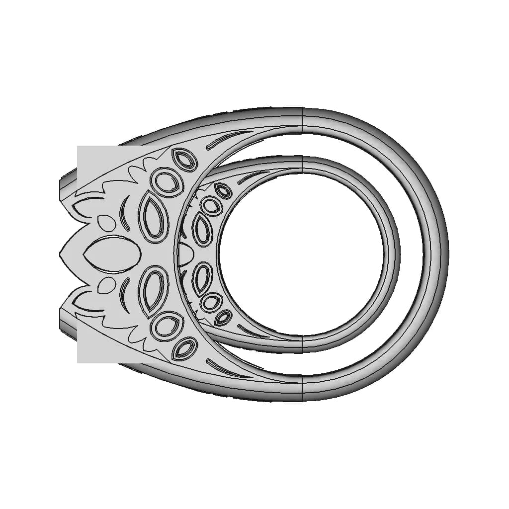 Diamond Ring | High-Quality CAD Model_0_90_degree_snapshot