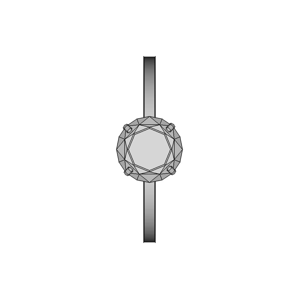 Ring Silver | High-Quality CAD Model_0_0_degree_snapshot