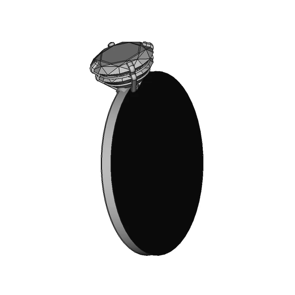 Ring Silver | High-Quality CAD Model_60_30_degree_snapshot