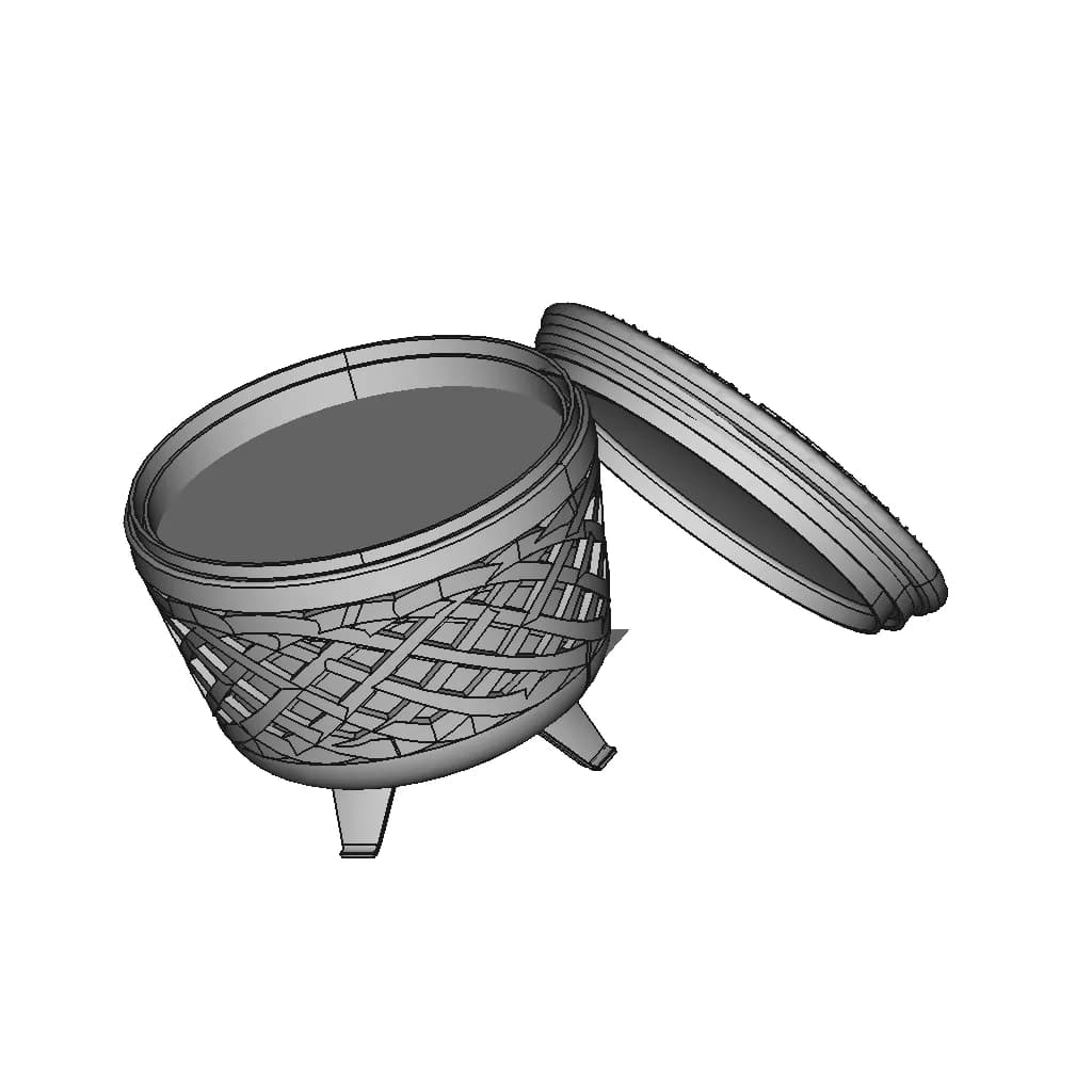 Designer Container | 3D Engineering Design File_60_30_degree_snapshot