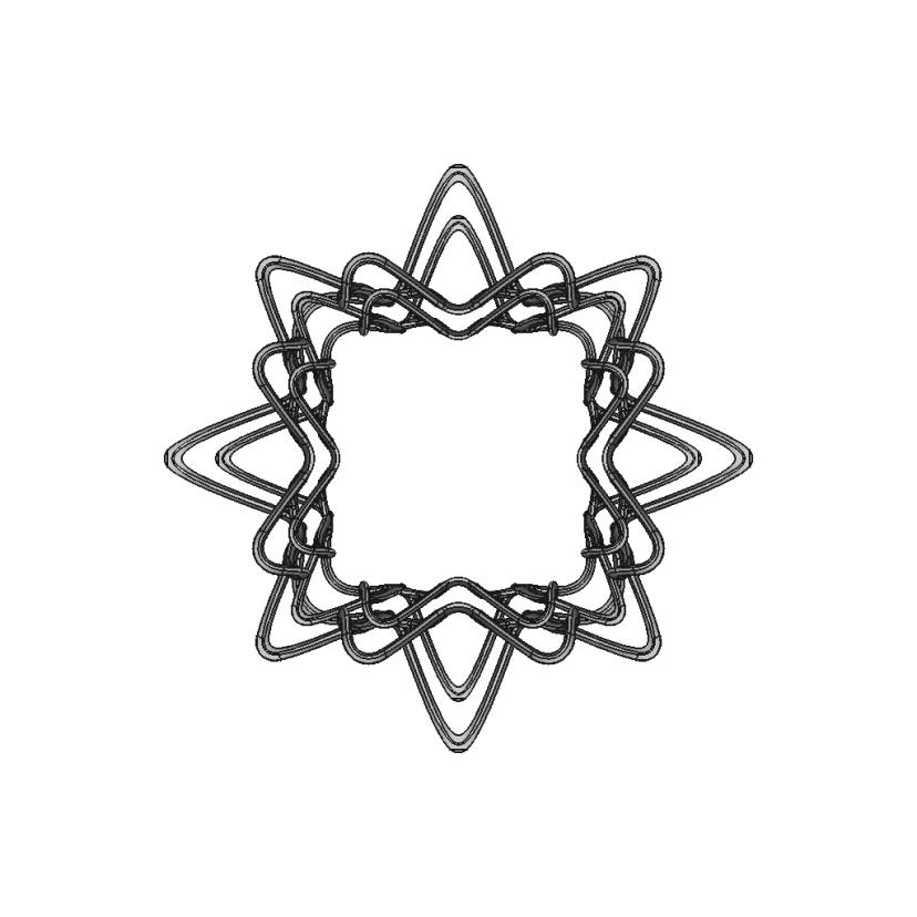 Organic Bracelet Design 02 - Downloadable CAD Representation
