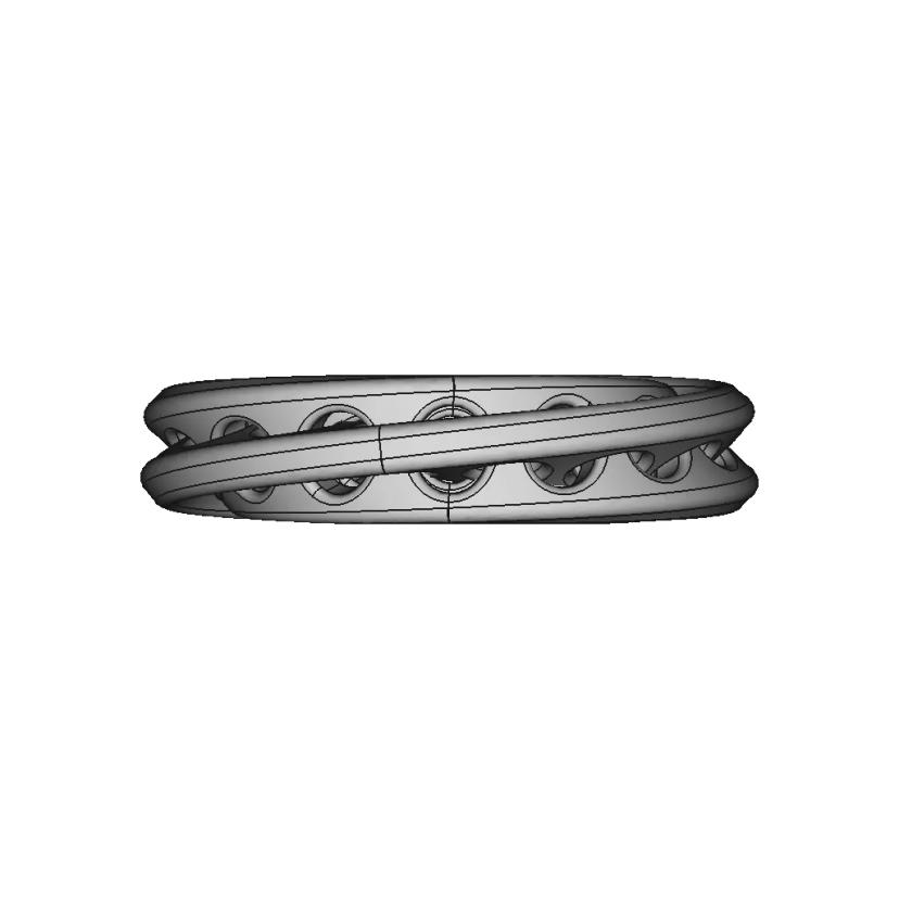 Double Twisted Ring - Downloadable CAD Representation