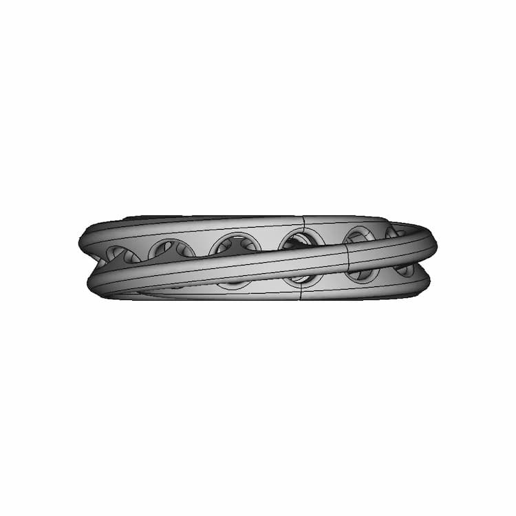 Double Twisted Ring - Downloadable CAD Representation