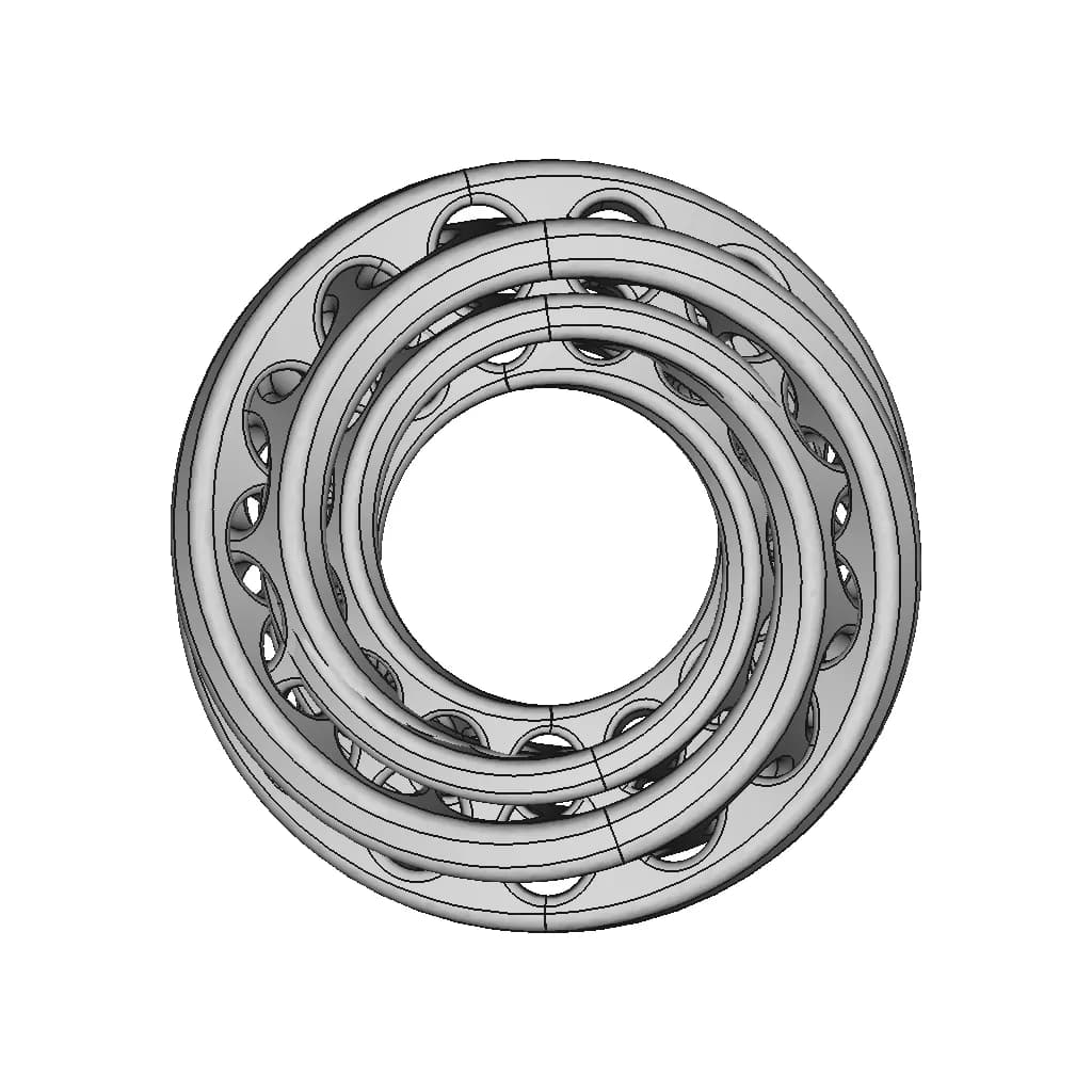 Double Twisted Ring - Downloadable CAD Representation_90_0_degree_snapshot