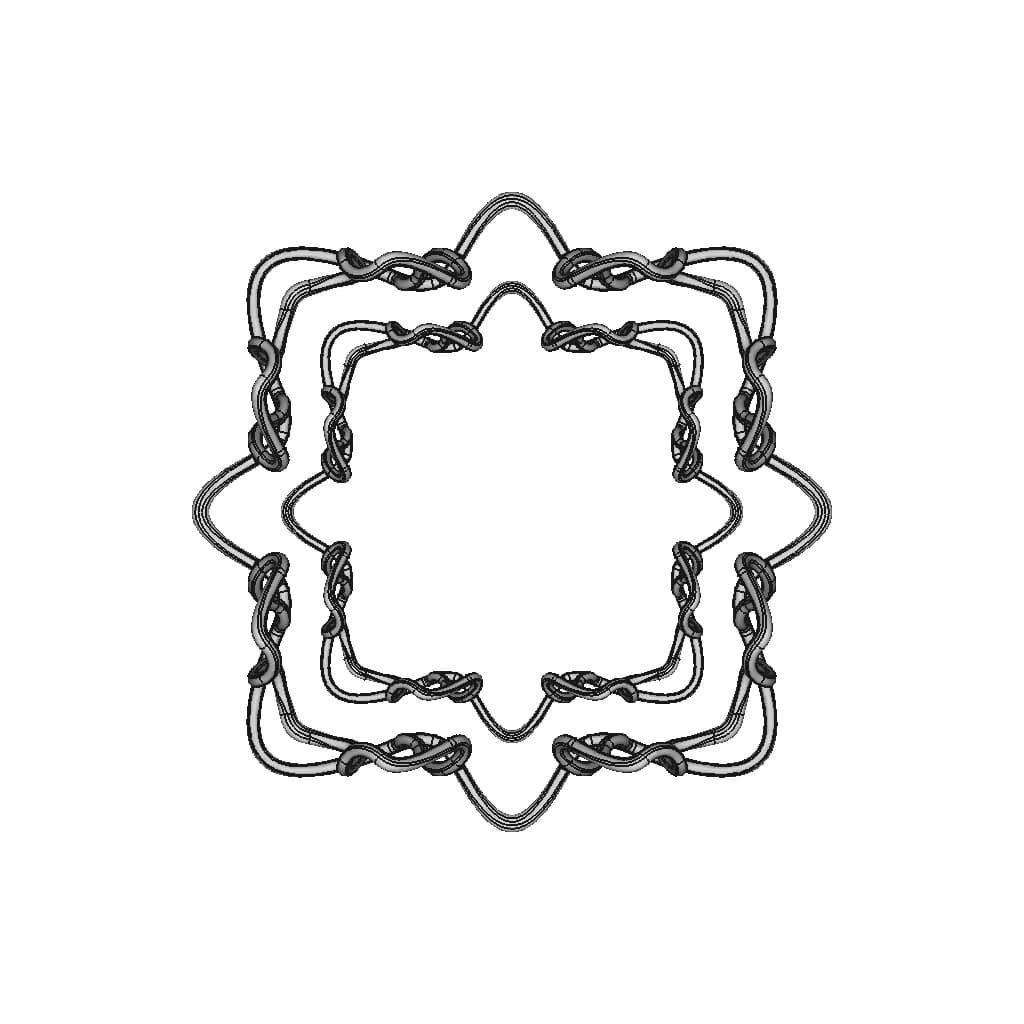 Organic Bracelet Design 01 - Standard Mechanical Component_0_0_degree_snapshot