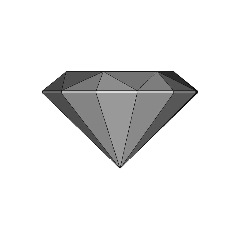 Diamond - Downloadable CAD Representation_0_90_degree_snapshot