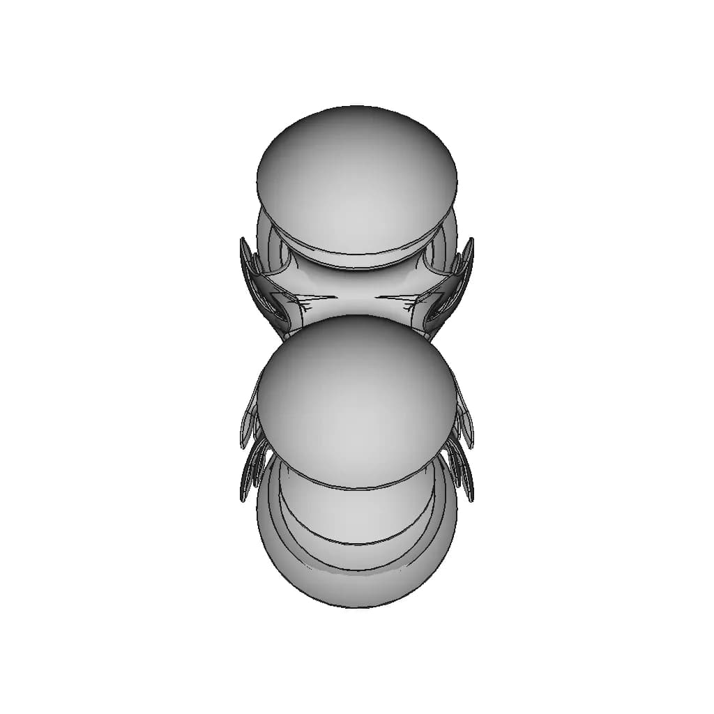Lobed Organic Shape | High-Quality CAD Model_0_90_degree_snapshot