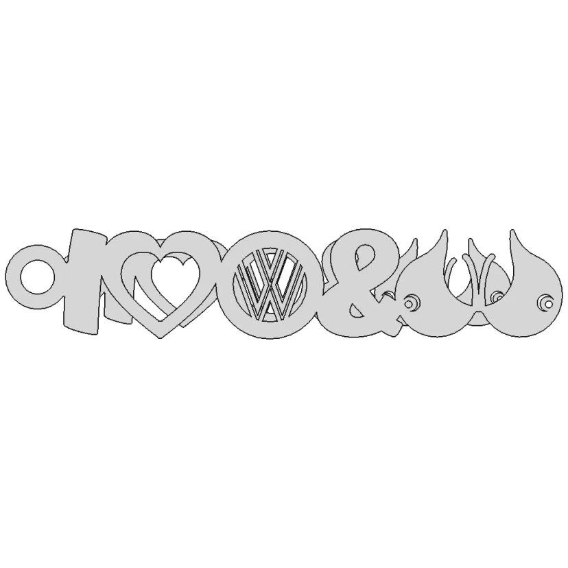 I Love Vw And Tits | High-Quality CAD Model