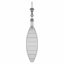 Ear Pendant - Standard Mechanical Component_0_90_degree_snapshot