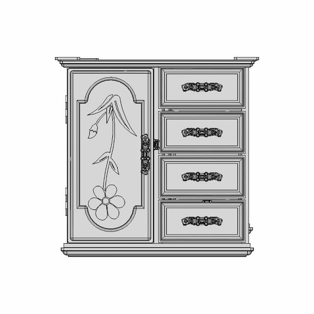 Wood_Jewel_Case | 3D Engineering Design File