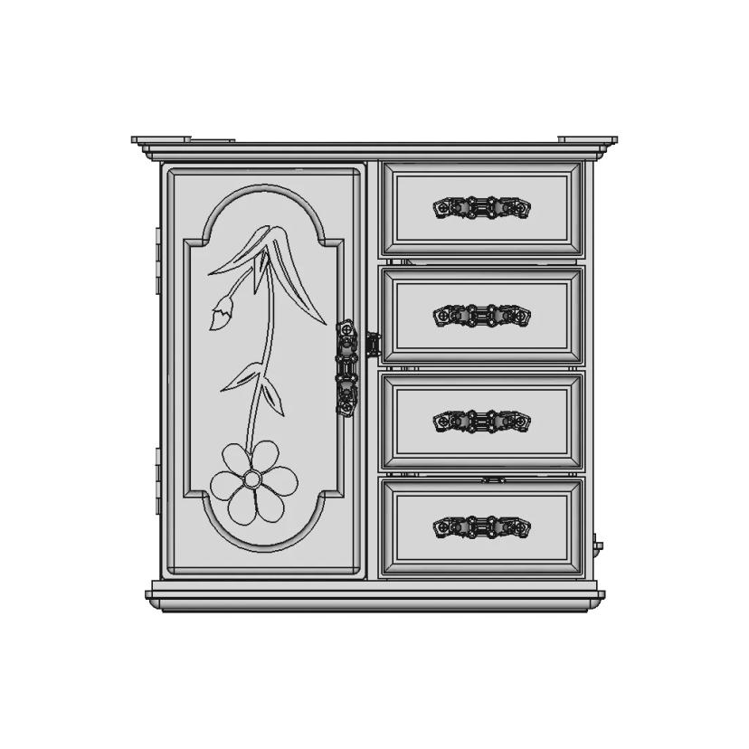 Wood_Jewel_Case | 3D Engineering Design File