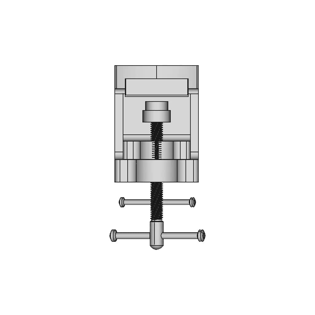 Bench Pin Combination Anvil - Downloadable CAD Representation_0_270_degree_snapshot