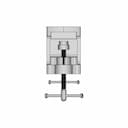 Bench Pin Combination Anvil - Downloadable CAD Representation_0_270_degree_snapshot
