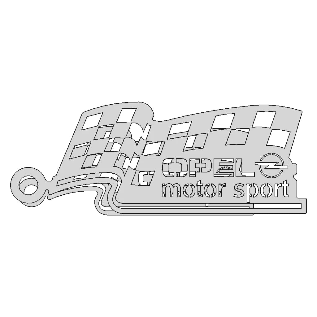 Opel Car Keychain - Standard Mechanical Component_0_0_degree_snapshot