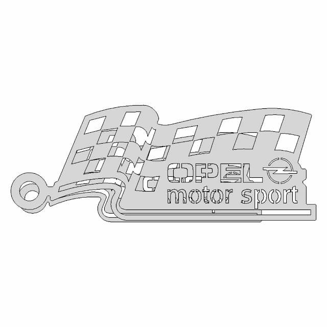 Opel Car Keychain - Standard Mechanical Component