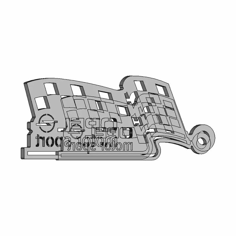 Opel Car Keychain - Standard Mechanical Component