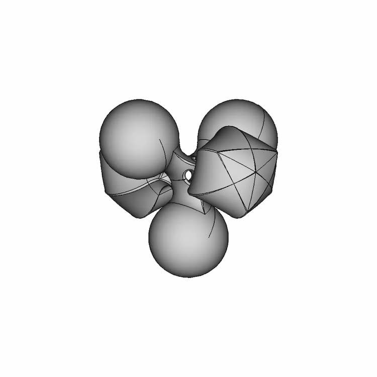 Abstract Globular Shape - Standard Mechanical Component