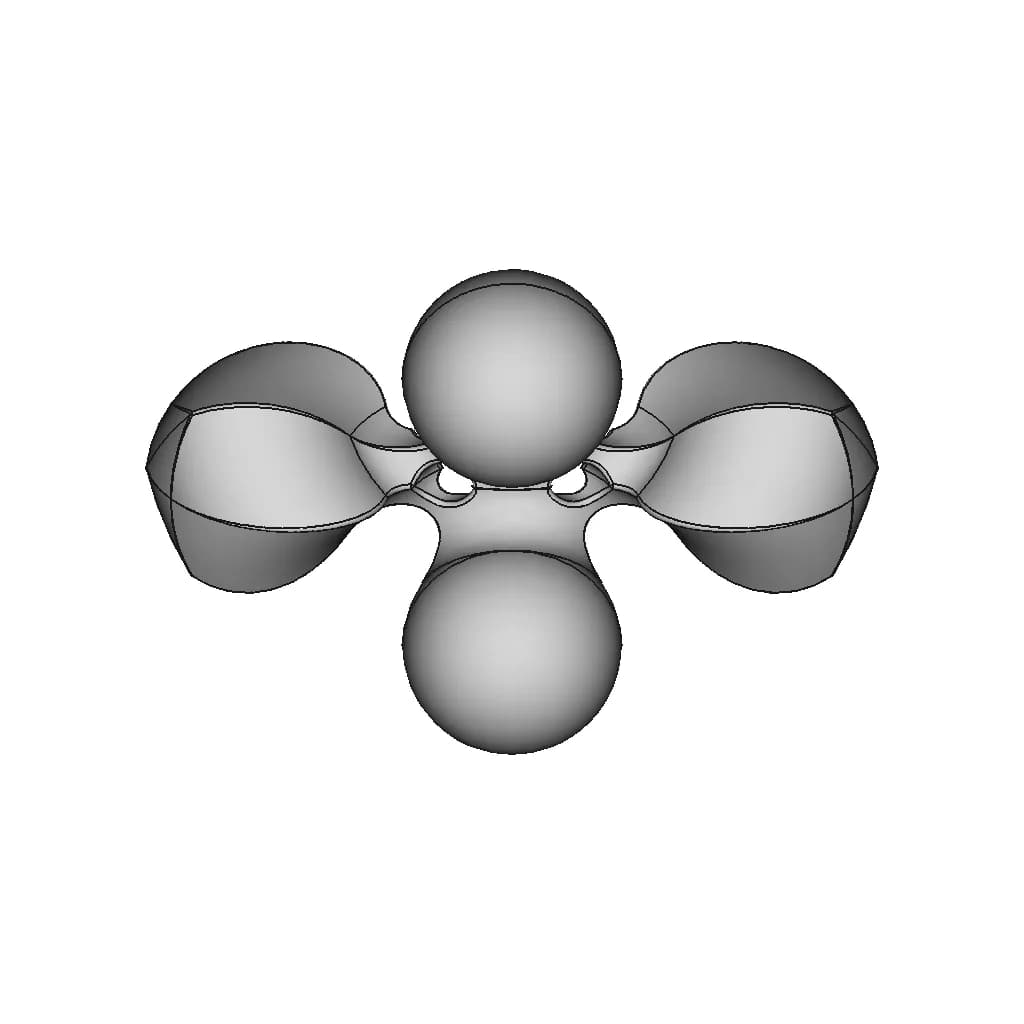 Abstract Globular Shape - Standard Mechanical Component_0_270_degree_snapshot