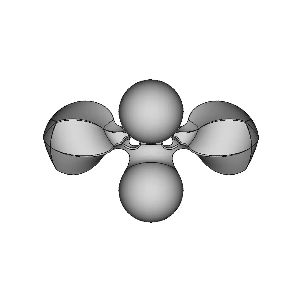Abstract Globular Shape - Standard Mechanical Component_0_90_degree_snapshot