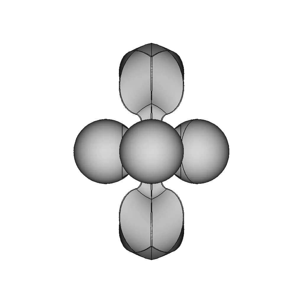 Abstract Globular Shape - Standard Mechanical Component_90_0_degree_snapshot