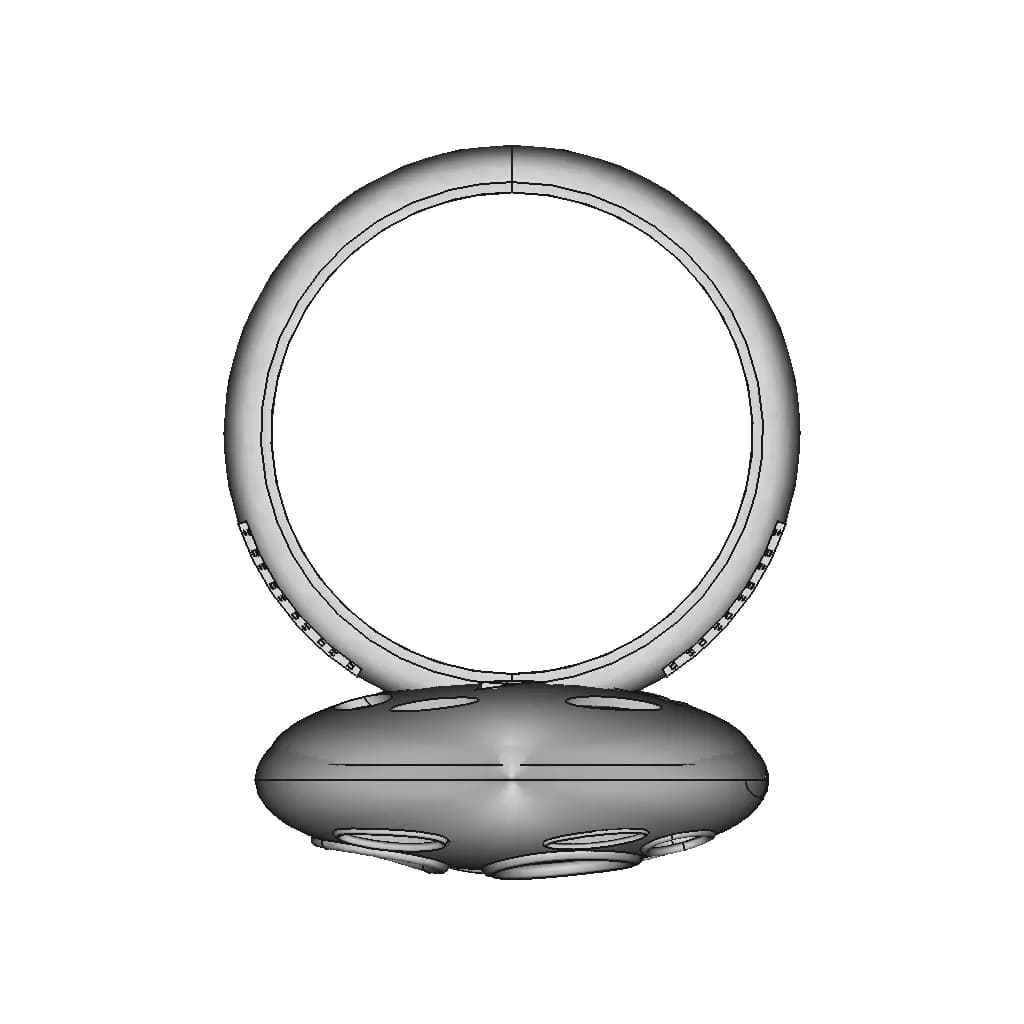 Heart Shaped Ring - Standard Mechanical Component_270_0_degree_snapshot