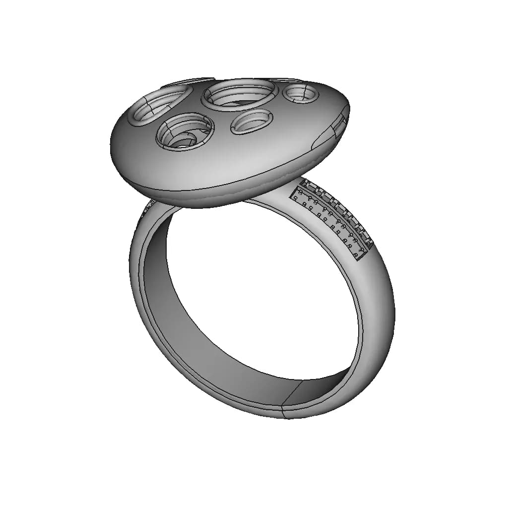 Heart Shaped Ring - Standard Mechanical Component_60_30_degree_snapshot
