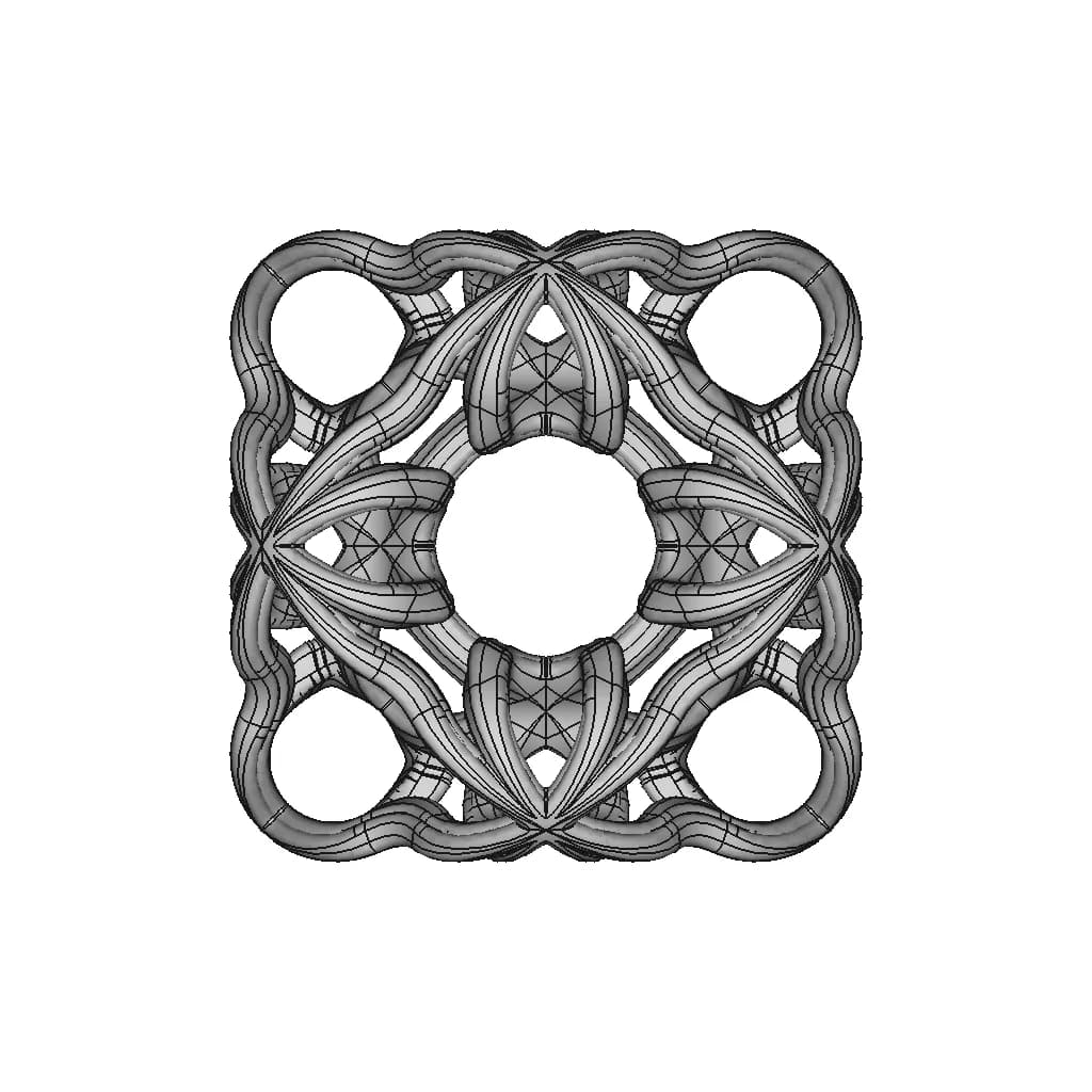 Organic Shape Design 20 - Standard Mechanical Component_0_0_degree_snapshot