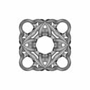 Organic Shape Design 20 - Standard Mechanical Component_0_0_degree_snapshot