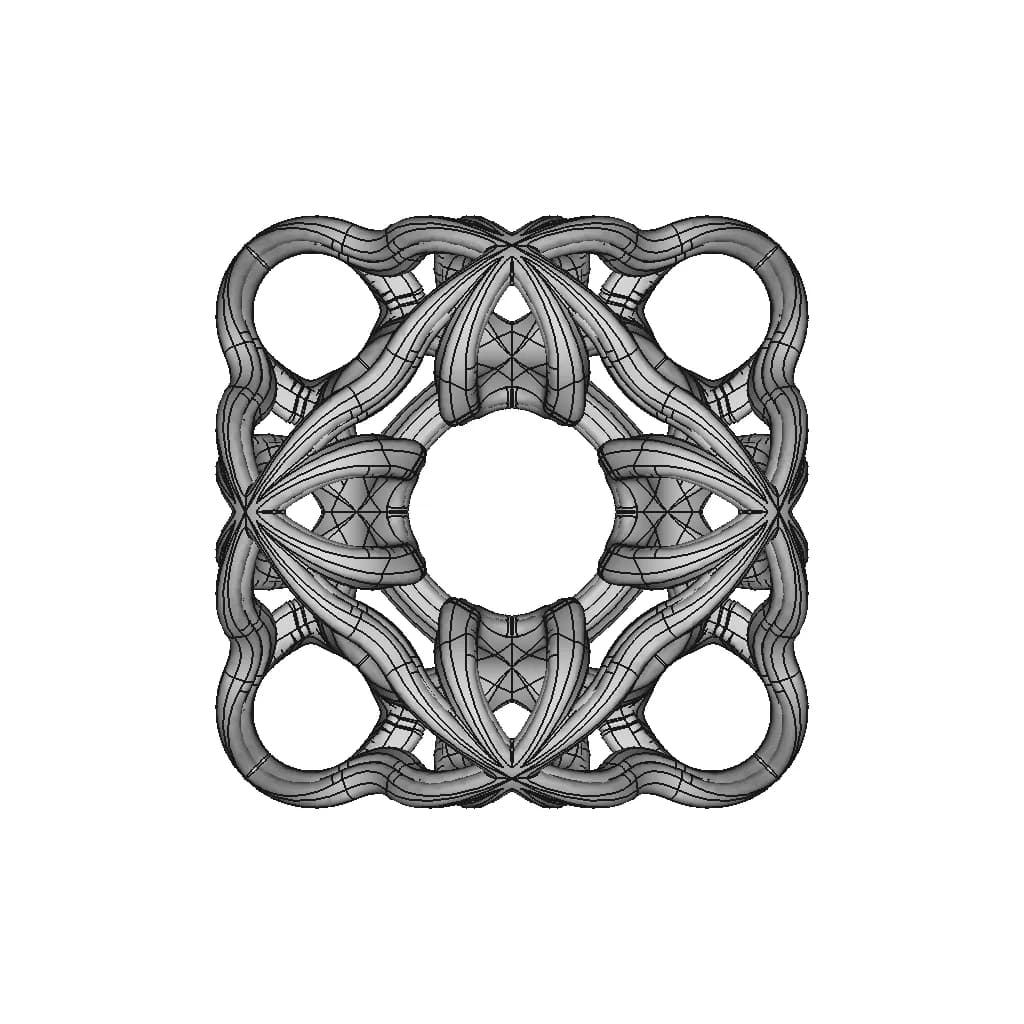 Organic Shape Design 20 - Standard Mechanical Component_0_90_degree_snapshot