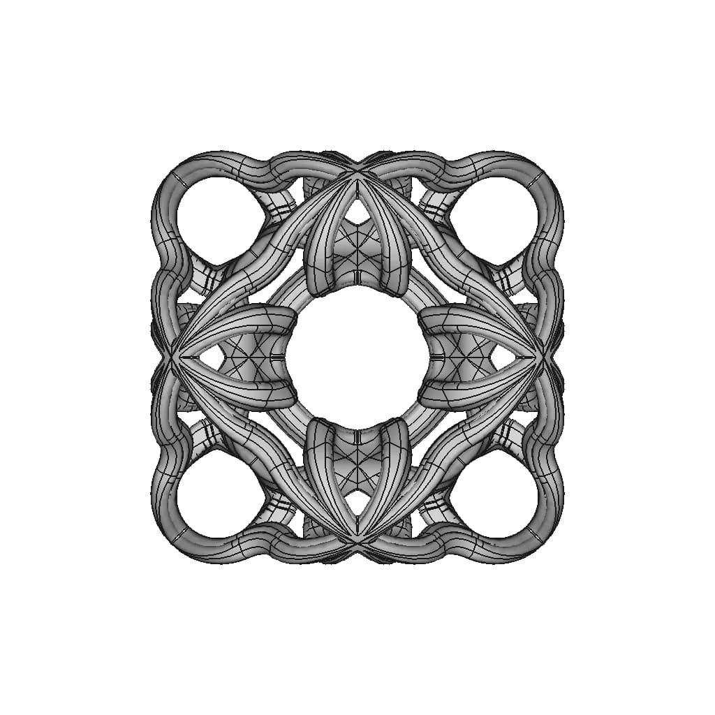 Organic Shape Design 20 - Standard Mechanical Component_270_0_degree_snapshot
