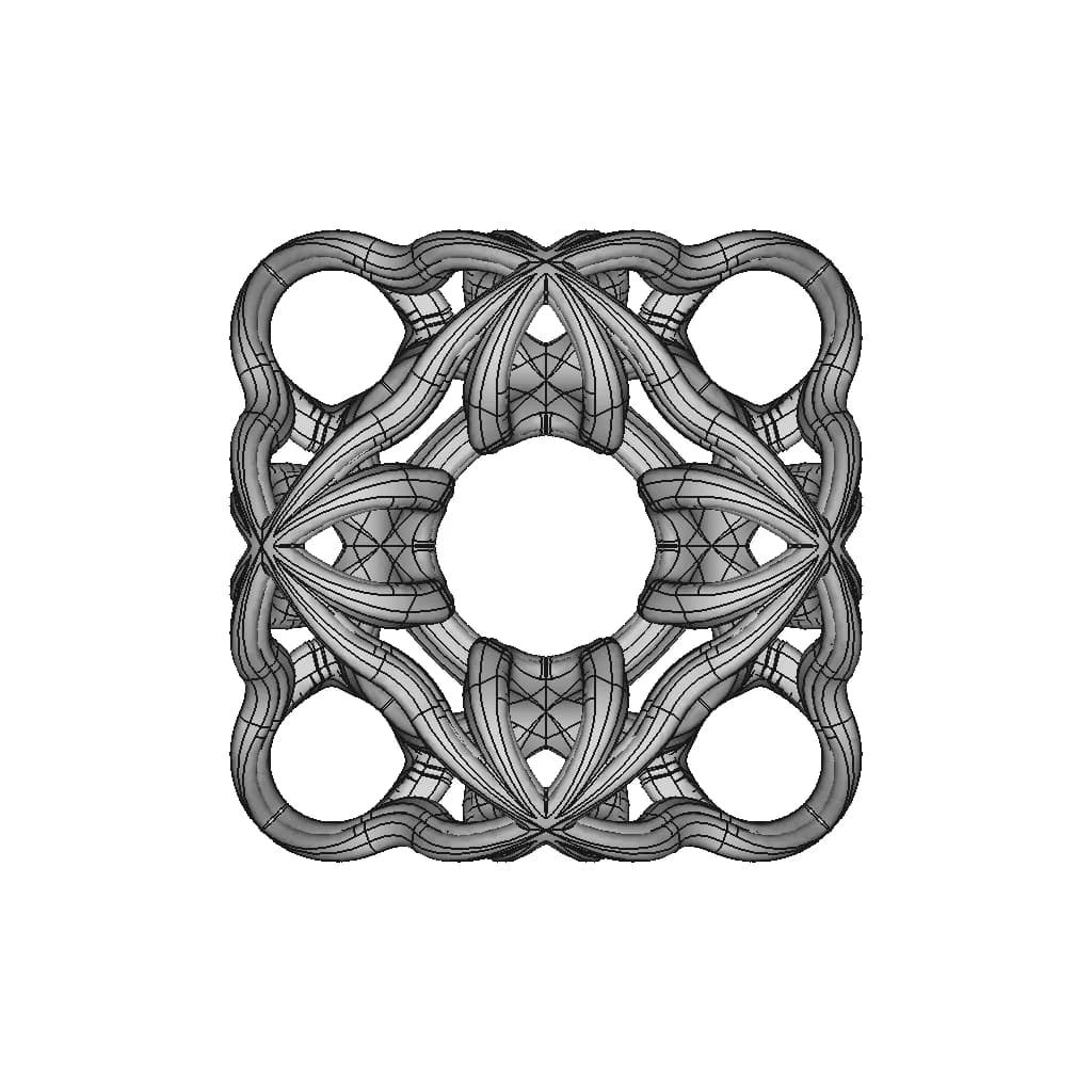 Organic Shape Design 20 - Standard Mechanical Component_90_0_degree_snapshot