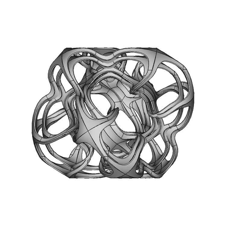 Organic Shape Design 17 - Standard Mechanical Component