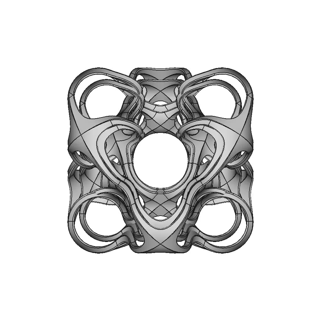 Organic Shape Design 17 - Standard Mechanical Component_0_270_degree_snapshot