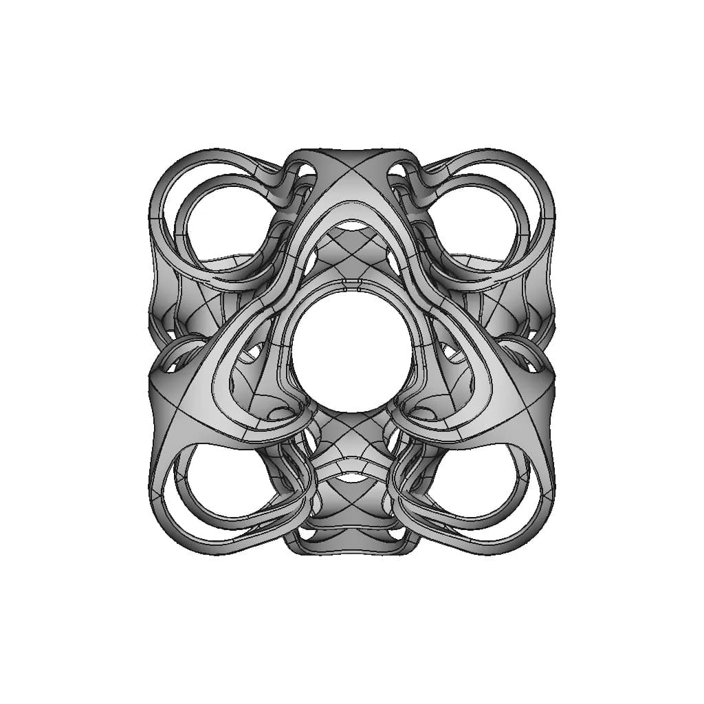 Organic Shape Design 17 - Standard Mechanical Component_0_90_degree_snapshot