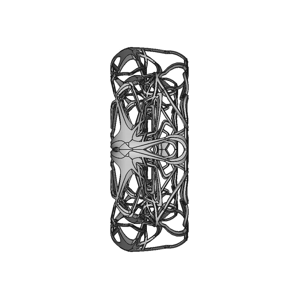 Organic Ring Design 18 - Standard Mechanical Component_0_270_degree_snapshot