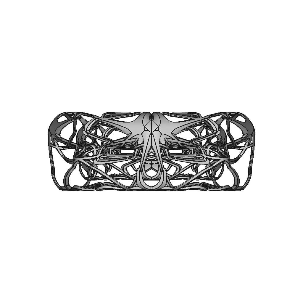 Organic Ring Design 18 - Standard Mechanical Component_270_0_degree_snapshot