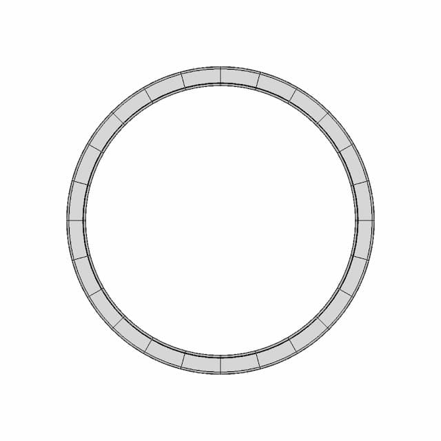 Honeycomb Rings - Downloadable CAD Representation