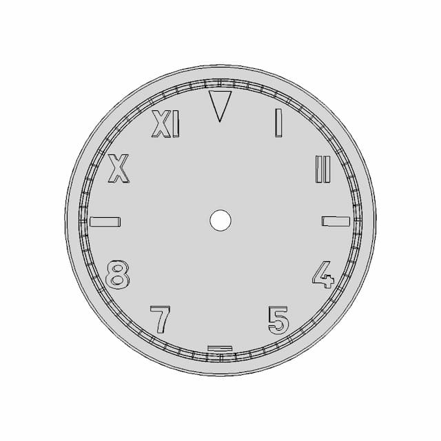 California Dial - Downloadable CAD Representation