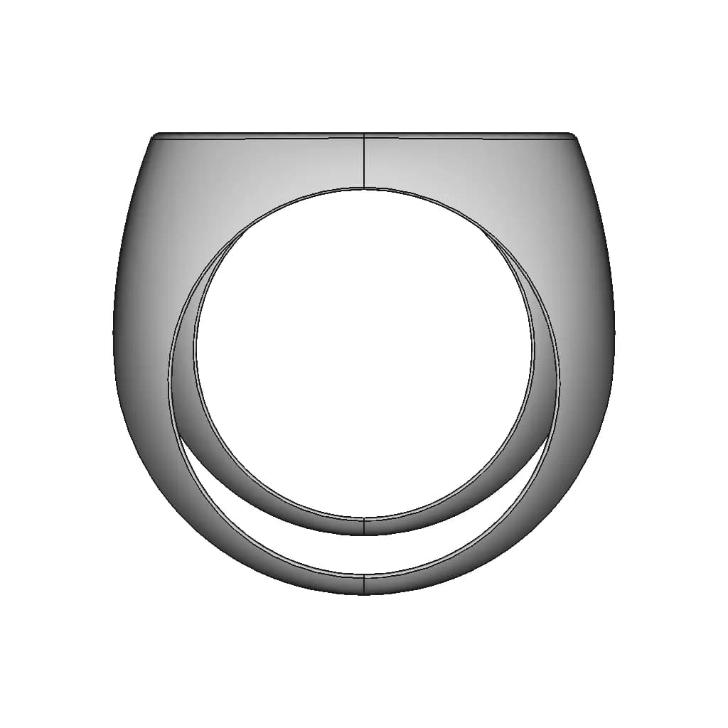Copper Ring - Bague En Cuivre | High-Quality CAD Model_90_0_degree_snapshot