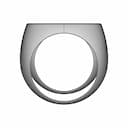 Copper Ring - Bague En Cuivre | High-Quality CAD Model_90_0_degree_snapshot