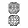Double Chamfered Cube Shape Pipe Frame 1 - Standard Mechanical Component_0_270_degree_snapshot