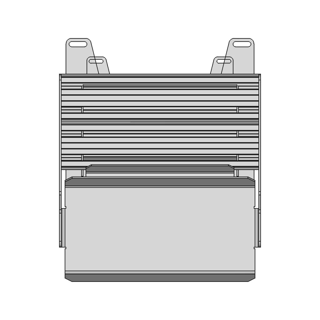 Meca Evo1 Simracing Pedal Baseplate | High-Quality CAD Model_0_0_degree_snapshot