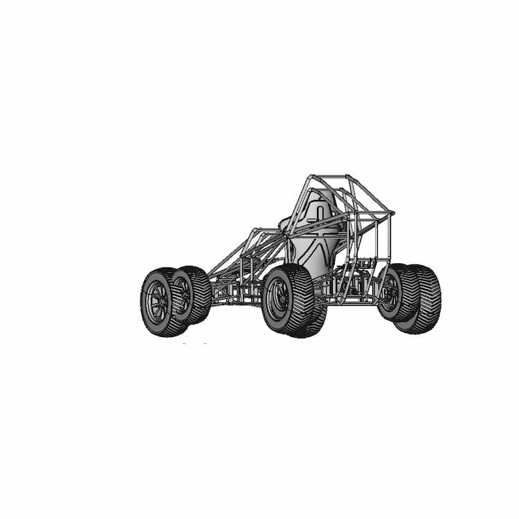 Mono Shock Absorber System | 3D Engineering Design File